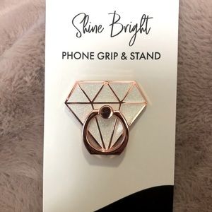 Diamond Phone Ring with Kickstand